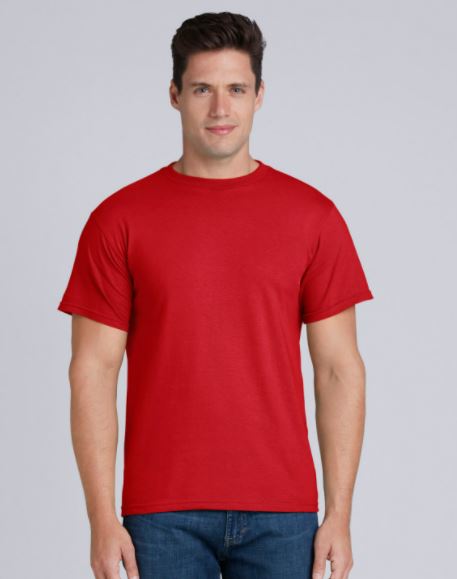 t-shirt-rouge-manches-courtes